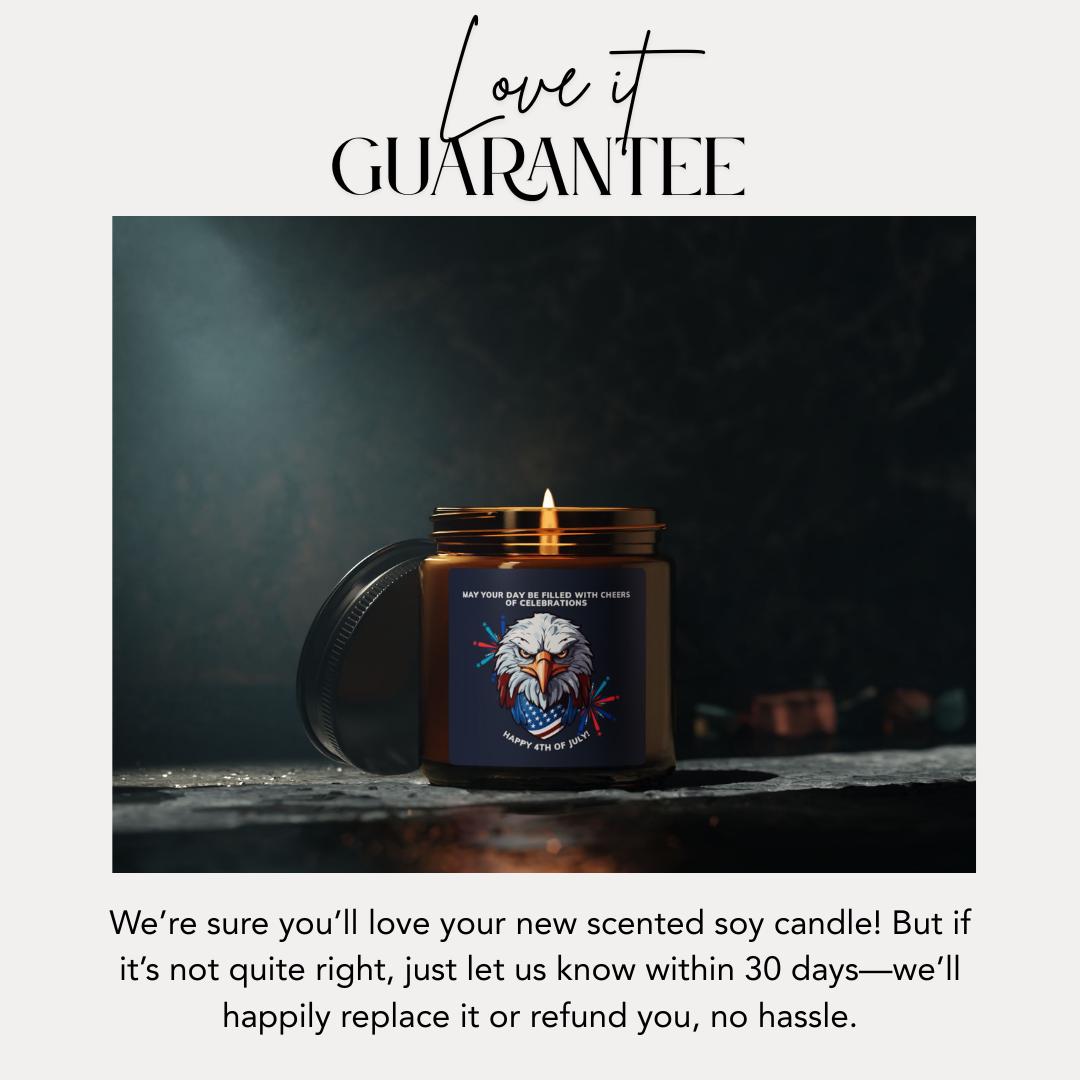 Patriotic Eagle Soy Candle, 4th of July Gift