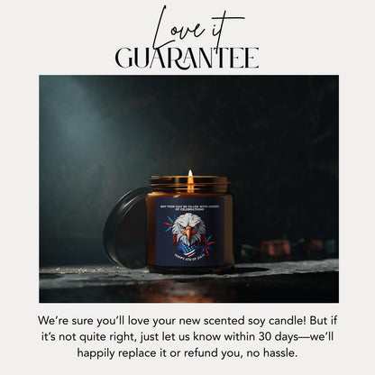 Patriotic Eagle Soy Candle, 4th of July Gift