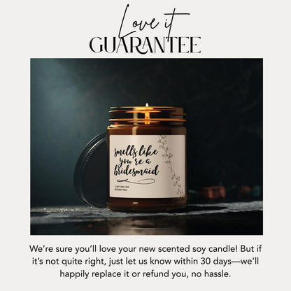 Bridesmaid Proposal Soy Candle: "Smells Like You're a Bridesmaid"