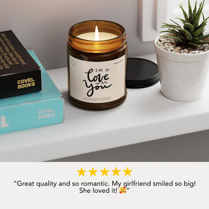 I'm in Love with You Scented Soy Candle: Romantic Gift